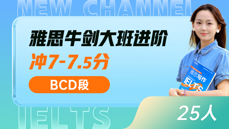 雅思牛剑大班 进阶(BCD)