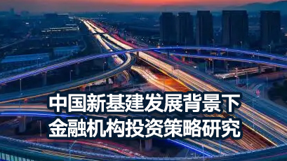 国内科研远程1V1-文商类|中国新基建发展背景下金融机构投资策略研究
