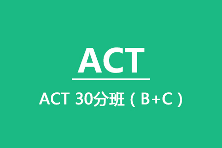 ACT 30分12人班(B+C)