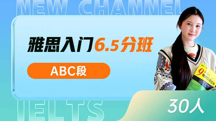 雅思入门 6.5分班(ABC)
